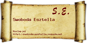 Swoboda Esztella névjegykártya
